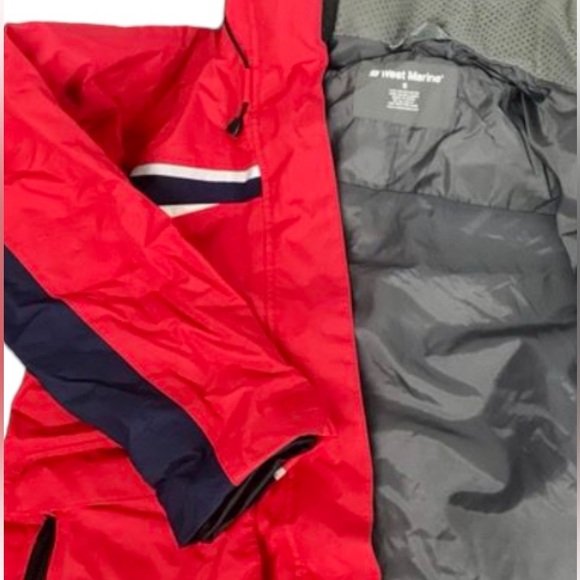 West Marine Typhoon Jacket in Red - Picture 4 of 10
